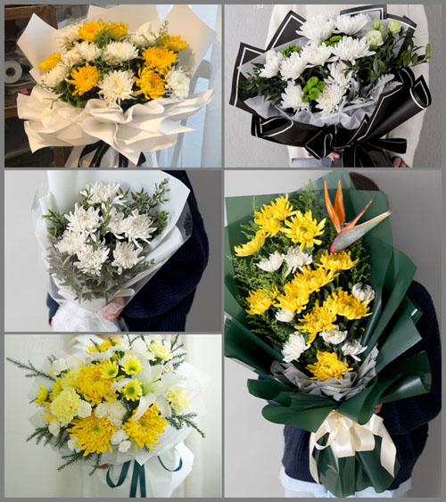 广东佛山市高明区荷城街道照明社区白事花束代送